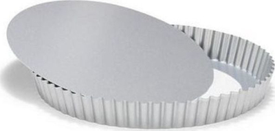 Formë për tartë Patisse Silvertop me bazë që hiqet, 28 cm, çelik jo ngjitës, gri