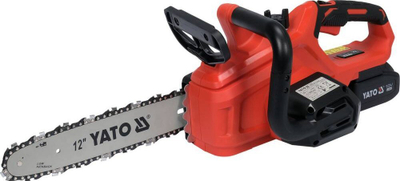 Sharrë zinxhiri me bateri YATO 12", 18V, 4Ah, e kuqe