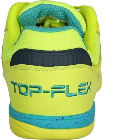 Këpucë futsalli Joma Top Flex Indoor, për lojë brenda, taban gome, të verdha neon