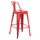 Stol bari mesatar Melita-Pro 43x43x88Hcm (HM8574.44), kuqe