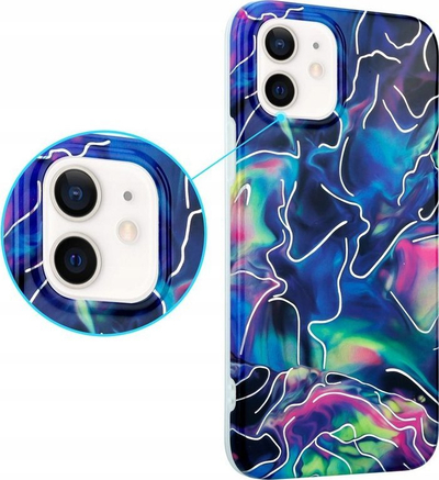 Kapak telefoni Maxximus MX Marble, për Samsung Galaxy S22 Plus, TPU, blu navy