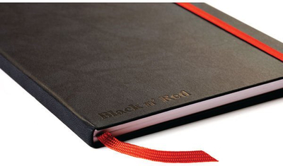 Ditar Black n' Red A5, 144 faqe, me vija, i zi kuqe