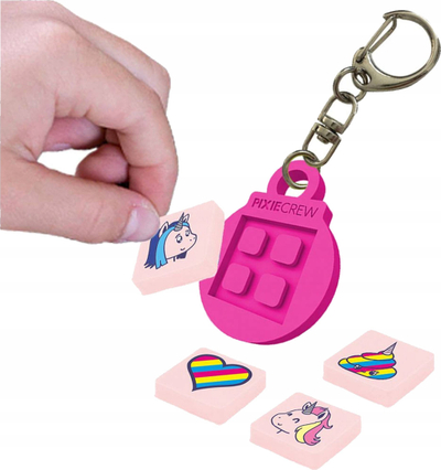Varëse çelësash Pixie Crew Unicorn, multipixel, plastike, jeshile