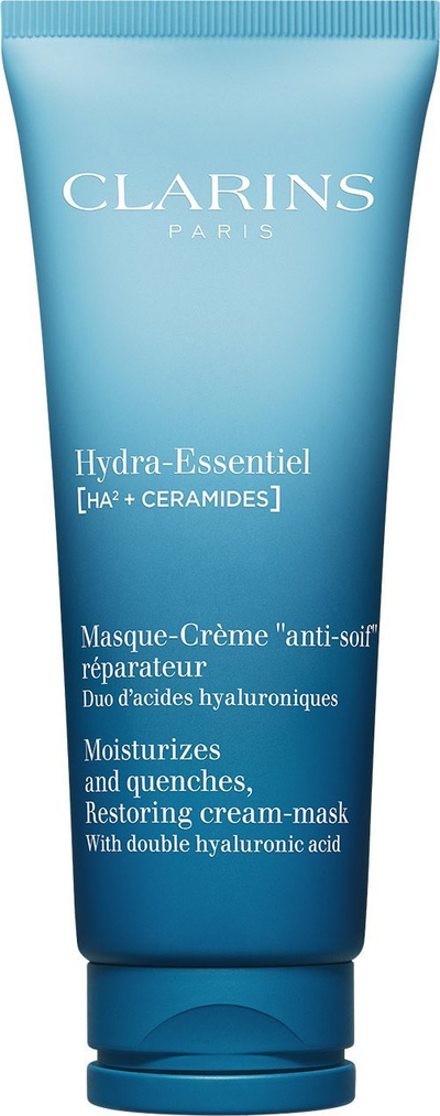 Маска за лице Clarins Hydra Essentiel, длабока хидратација, за сува кожа, без боја