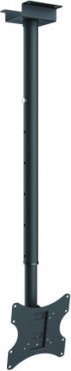 Mbajtëse tavani për TV VALUE, deri 42", VESA 100x100 75x75 200x200, metal e zezë