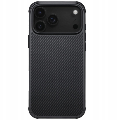 Kapak telefoni Pitaka ProGuard për iPhone 17 Pro Max, mbrojtës, i zi