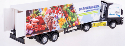 Kamion lodër Hipo Truck me semirimorkio, 24cm, die cast, shumëngjyrësh