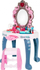 Lodër tavolinë grimimi SFL My Dressing Table, me pasqyrë dhe stol, 30 aksesorë, rozë
