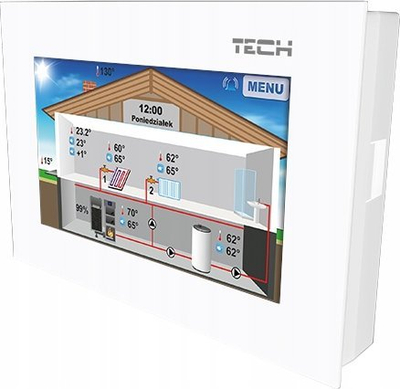 Regullator dhome Tech ST-281, ekran me prekje, komunikim RS, i zi