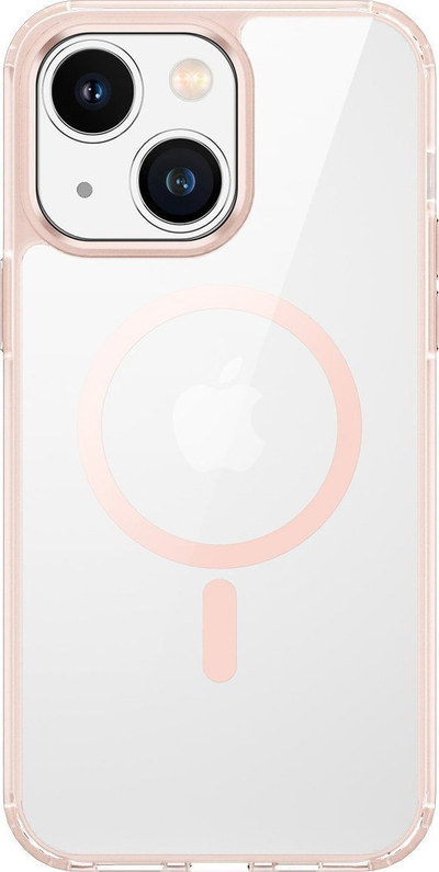 Mbulesë telefoni Dux Ducis Clin2 për iPhone 14 Plus, magnetike MagSafe, rozë transparente