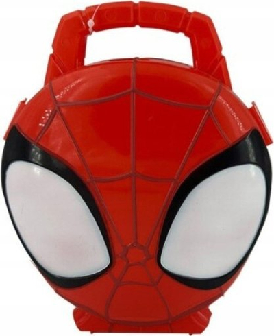 Set kreativ 3D Spiderman SP50068, kuti me dorezë, vula dhe bojëra, shumëngjyrësh