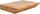 Dërrasë servirjeje Verlo Oak Presentation Board, 28x20x4 cm, dru lisi, kafe natyrale