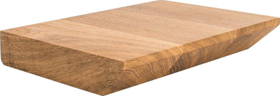 Dërrasë servirjeje Verlo Oak Presentation Board, 28x20x4 cm, dru lisi, kafe natyrale
