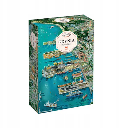 Puzzle Puzzlove Gdynia CzuCzu, 150 pjesë, 23 x 33 cm, shumëngjyrësh