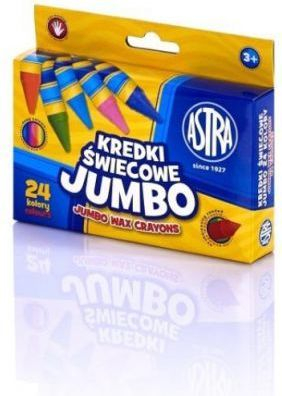 Ngjyra dylli Astra Jumbo, 24 ngjyra, shumëngjyrëshe