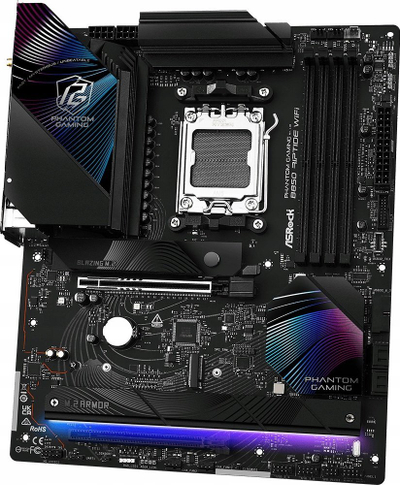 Pllakë amë Asrock Phantom Gaming B850 Riptide WiFi, Socket AM5, DDR5, ATX