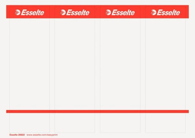 Etiketa ngjitëse Esselte Easy Print, 75 mm, 40 copë, të bardha