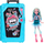 Set kukull Monster High Skulltimate Secrets Gore-Geous Oasis, Lagoona Blue, me valixhe dhe aksesorë, shumëngjyrësh