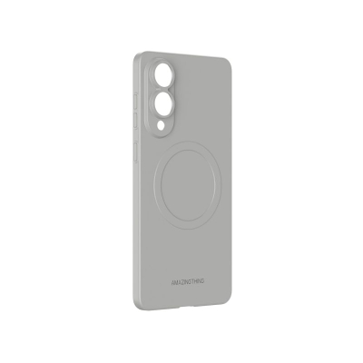 Заштитна маска AmazingThing Minimal Air, Samsung Galaxy S25 Edge, магнетен прстен, сива