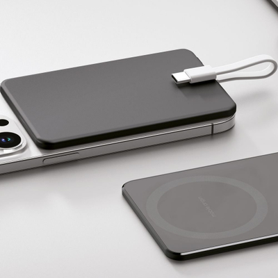 Powerbank Mobile Origin Blade, 3000mAh, magnetik, gri