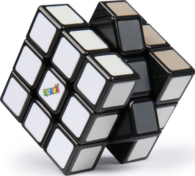 Kubi Rubiks Spin Master Wednesday Greyscale, lojë mendore, gri