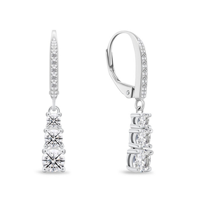 Vathë për femra Brilio Silver EA1012W, të argjendtë