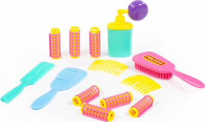 Set lodrash kozmetike Polesie Mini Set Nr.11 Little Princess, për parukeri, plastikë, shumëngjyrësh