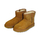 Çizme Ugg Classic Mini Bailey Zip Suede për femra, me zinxhir, ngjyrë chestnut