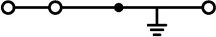 Bllok terminal Wago 281-687, 3-përçues, 4mm², verdhë jeshile