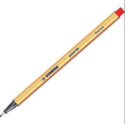 Stilolaps fineliner Stabilo, majë e hollë, i kuq