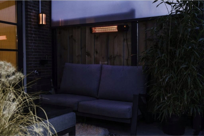 Ngrohës muri Sunred PRO25W-SMART, infrakuq, 2500 W, i zi