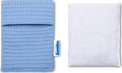 Termofor Sensillo Hot Water Bottle Waffle Premium, 16x13 cm, blu