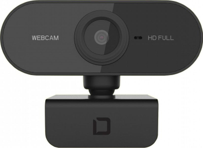 Webkamera DICOTA Webcam PRO Full HD D31804, 1080p, USB 2.0, e zezë