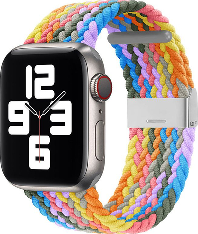Rrip ore Hurtel Braided për Apple Watch, material tekstili, 41/40/38mm, shumëngjyrësh