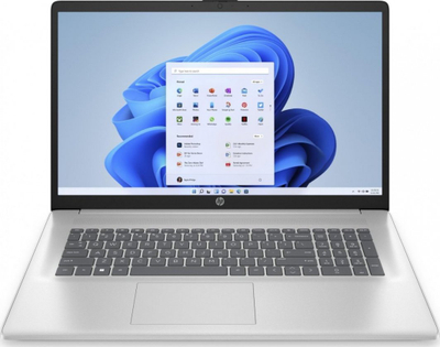 Laptop HP 17, 17.3", AMD Ryzen 3 7320U, 8 GB RAM, 512 GB SSD, i argjendtë