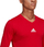 Bluzë për meshkuj Adidas Team Base, L, e kuqe