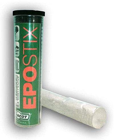 Ngjitës epoksi Facot Epo0050E Epostix, dykomponentësh, për plastërim e rregullim, gri