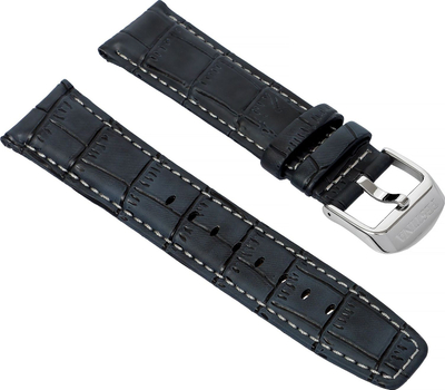 Rrip ore Morellato A01U3743A14019CR16, lëkurë krokodili, 16mm, i zi