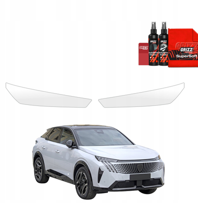 Folie mbrojtëse fenerësh Grizz BodyShield, Peugeot 3008 2024-2026, transparente, 2in1