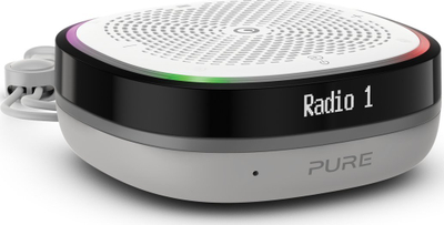 Звучник Pure StreamR Splash, блутут ви-фи, фм радио, сив