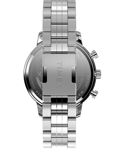 Orë për meshkuj Timex Chicago TW2W67900BR, e argjendtë/kaltër