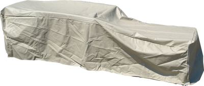 Mbulesë për mobilje kopshti Beliani Rain Cover Chuva, 205 x 75 x 50 cm, që s’e merr uji, gri