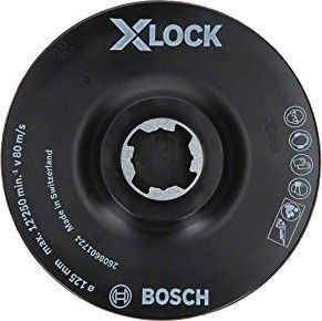 Disk mbështetës Bosch X-LOCK SCM, 125mm, hook and loop, me kunj qendror