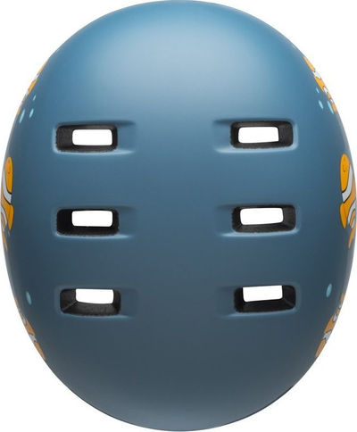 Kaskë biçiklete për kalamajt Bell Lil Ripper, In-Mold, XS 45-52 cm, e kuqe me shkëlqim