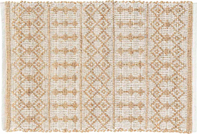 Tapet dekorativ ORYA Boho prej jute, 60x90 cm, bezhë