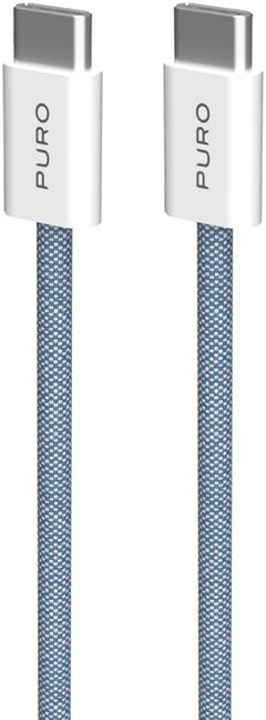 Кабел Пуро Фабрик USB C во USB C, 1.5m, 60W, бел