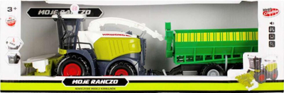 Lodër kombajnë Mega Creative My Ranch, me rimorkio 36 cm, me drita edhe zëra, shumëngjyrëshe