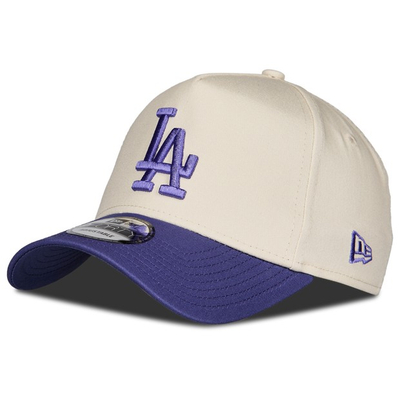 Kapelë New Era E Frame Closed Back MLB LA Dodgers, unisex, e purpurt, One Size