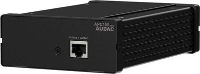 Njesi konfigurimi dhe kontrolli AUDAC APC100MK2, universale, AC 100-240V dhe 24V DC