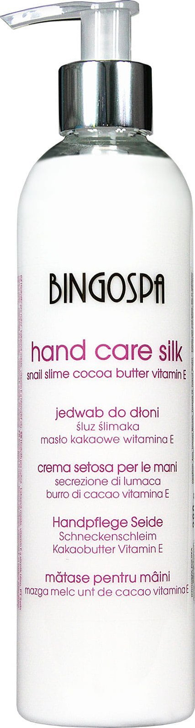 Krem duarsh BingoSpa Hand Silk, gjalpë kakaoje, 280g